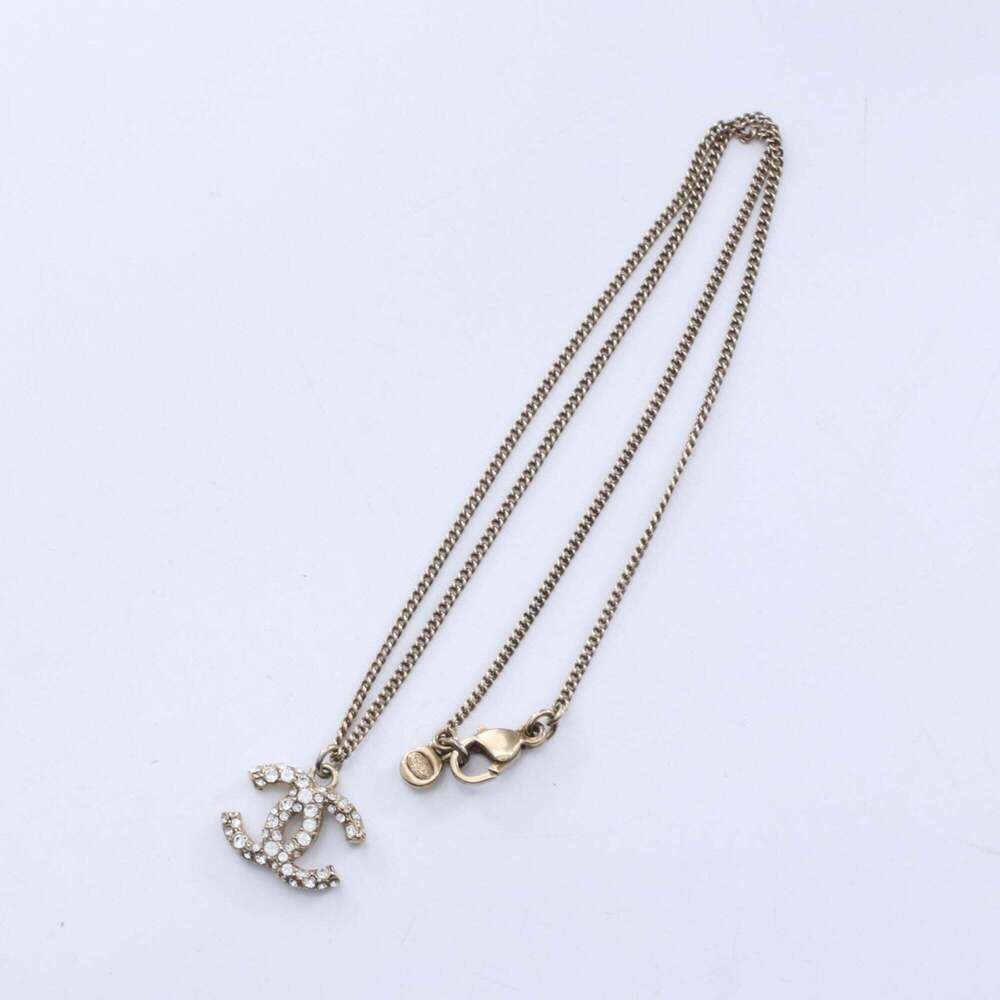 CHANEL Authentic White Logo Necklace - Picture 3 of 5